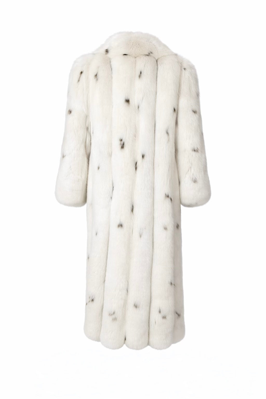Manteau en renard avec accents