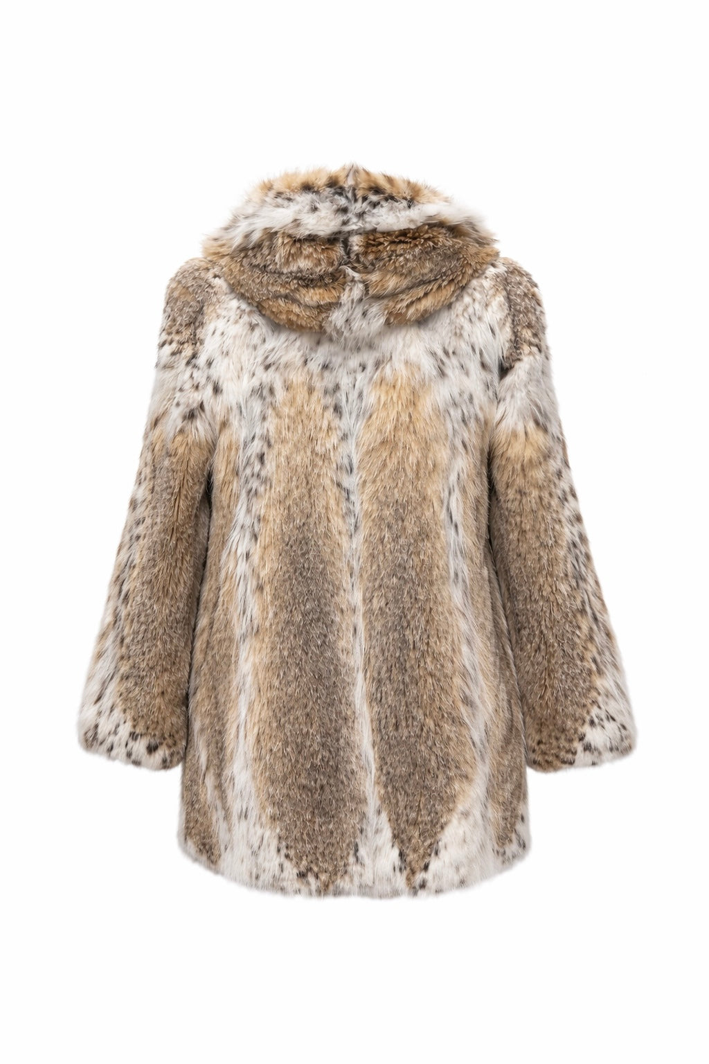Manteau en Lynx avec Capuche