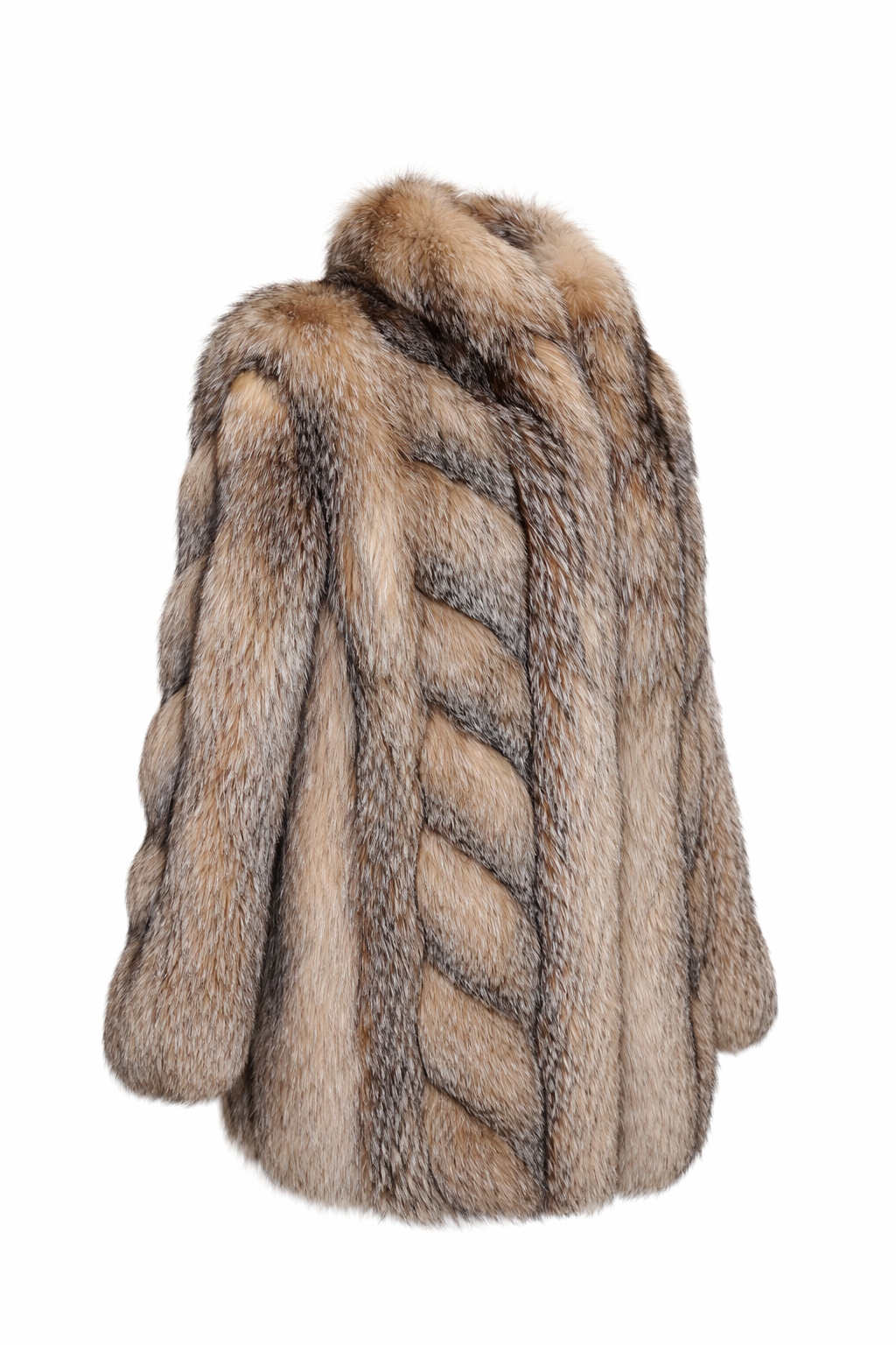 Manteau en renard crystal