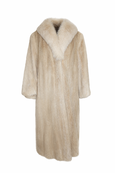 Mink Coat with Fox