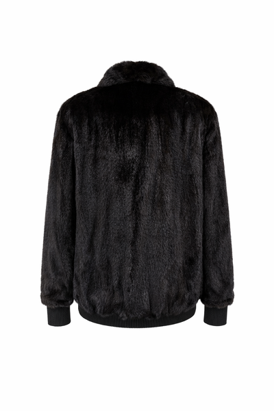 Mink Bomber Jacket