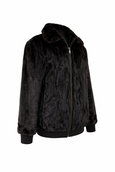 Mink Bomber Jacket