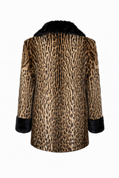 Ocelot Jacket With Mink