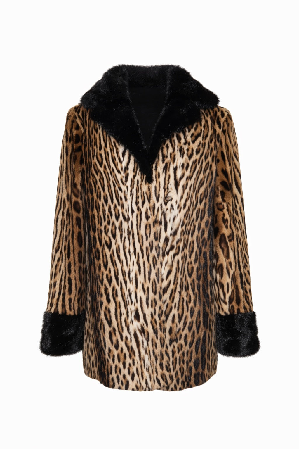 Ocelot Jacket With Mink