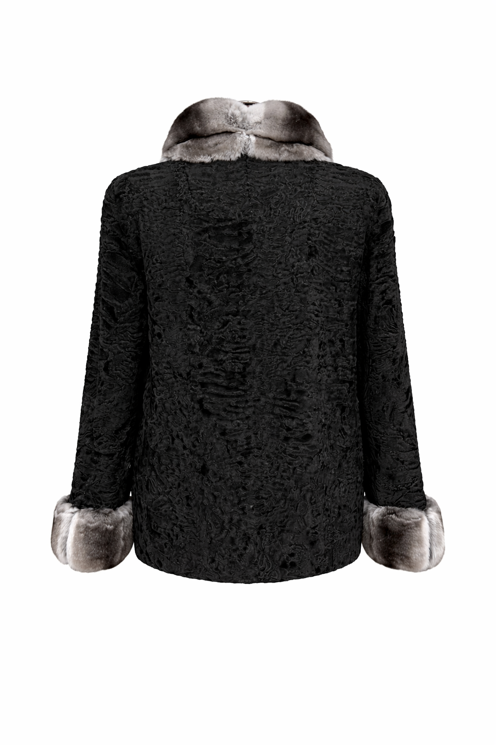 Veste Swakara avec Chinchilla