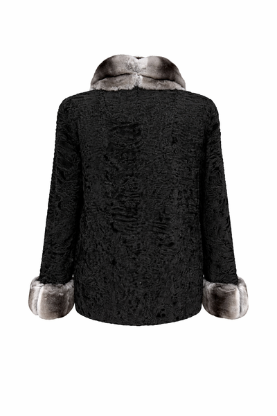 Swakara Jacket with Chinchilla