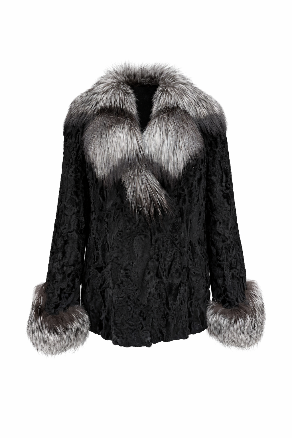 Veste Swakara avec renard