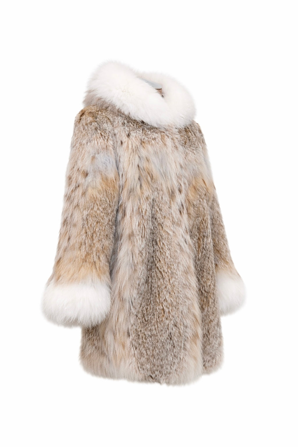 Manteau en lynx avec renard