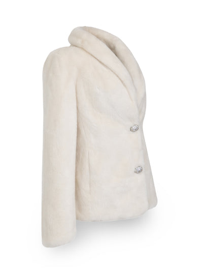 Veste blazer en vison