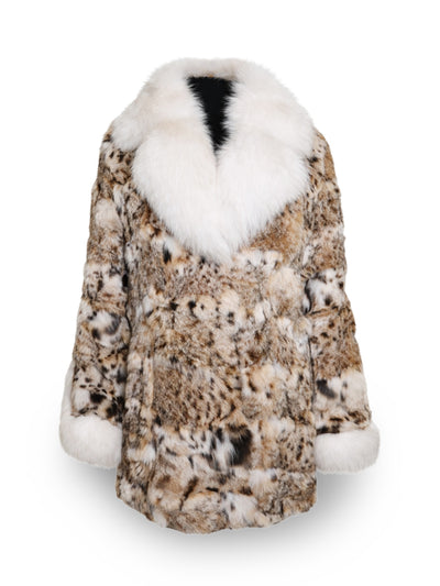 Lynx Coat With Fox