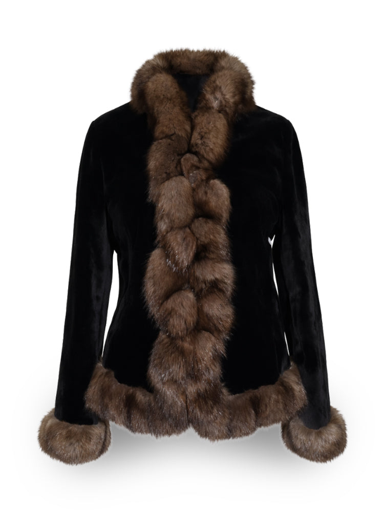 Veste en vison et zibeline