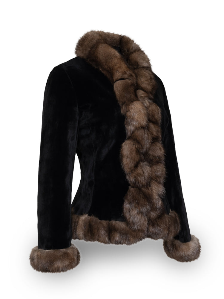 Veste en vison et zibeline